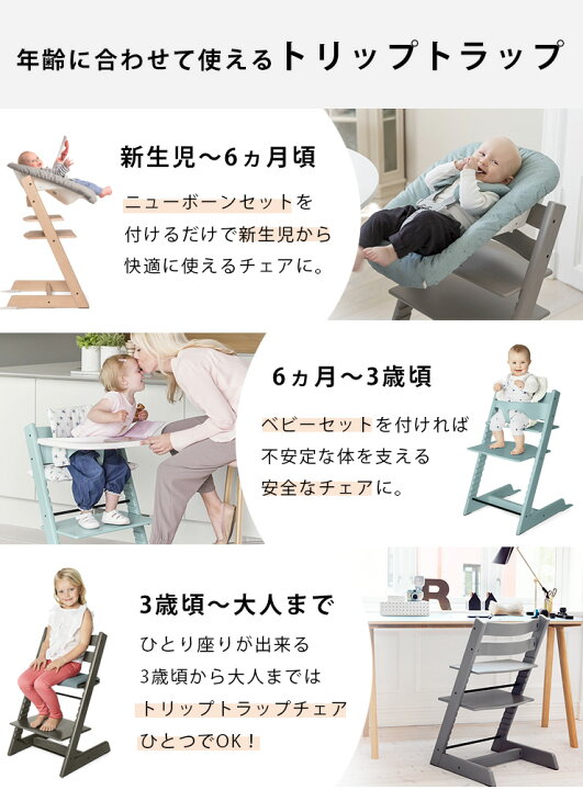 楽天市場】＼レビュー特典あり／ ストッケ トリップトラップ ＋ ニュー 