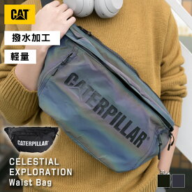 Caterpillar ボディバッグ 斜めがけバッグ ワンショルダーバッグ メンズ レディース 大容量 防水 バッグ かっこいい ブラック キッズ 自転車 シール 斜め掛け アウトドア Celestial Exploration cat84261