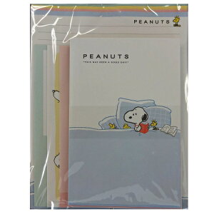 レターセット【スヌーピー ベッドタイム】カミオジャパン スヌーピーレター