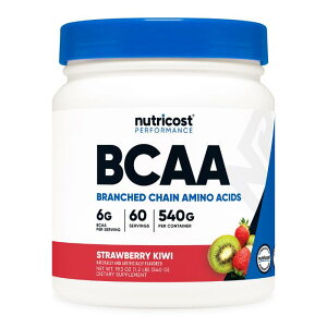 �yNutricost�����zBCAA�p�E�_�[ 60�H 540g �X�g���x���[�L�E�C�� 2:1:1 ���`�q�g�݊��� �O���e���t���[ ���B�[�K���Ή� �j���[�g���R�X�g
