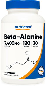 �yNutricost�����z �x�[�^�A���j�� 850mg 120�J�v�Z�� - �j���[�g���R�X�g �ؓ� �T�v�� �g���[�j���O �_�C�G�b�g �ؗ� �X�|�[�c �^�� Beta-Alanine 120 capsules