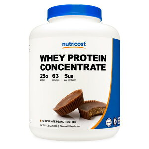 �yNutricost�����z �z�G�C�v���e�C�� �R���Z���g���[�g 2.27 kg (5 LB) �`���R���[�g�s�[�i�c�o�^�[�� - �j���[�g���R�X�g WPC Whey Protein Concentrate Chocolate Peanut Butter �z�G�C�v���e�C�� ���`�q�g�݊�