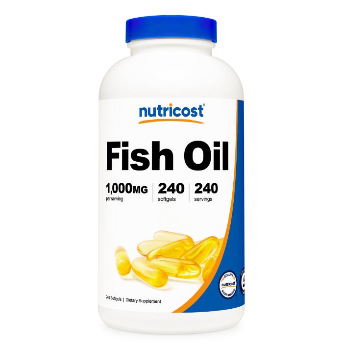  フィッシュオイル 魚油 1000mg オメガ3 600mg 240ソフトカプセル 非GMO グルテンフリー オメガ3脂肪酸 エイコサペンタエン酸 EPA   ドコサヘキサエン酸 DHA Fish Oil 1000mg 600mg of Omega-3