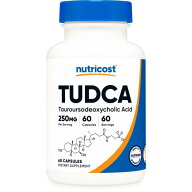 【Nutricost公式】タウロウルソデオキシコール酸 (TUDCA) 250mg 60粒 - カプセル ニュートリコスト アメ…