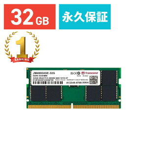 yő2000~OFFN[|zzzTranscend m[gPCp 32GB DDR5-4800 SO-DIMM JM4800ASE-32GylR|XΉz