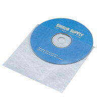 【最大1000円OFFクーポン配布中】省スペースに大量収納できるCD DVD不織布ケース ホワイト 50枚セット FC…