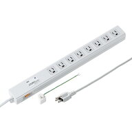 【最大1000円OFFクーポン配布中】3P 8個口 3P→2P変換プラグ2mコード 抜け止め 一括集中スイッチ マグネ…