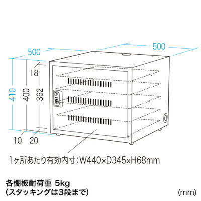 楽天市場 ノートパソコンキャビネット 5台収納 ダイヤル錠 Cai Cab106w サンワサプライ 代引き 後払い決済不可商品 イーサプライ 楽天市場店