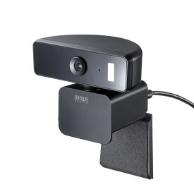 リモコン操作できるWEBカメラ フルHD 1080p USB2.0 マイク付き Zoom Teams 会議 テレワーク ブラック CMS-V66BK サンワサプライ