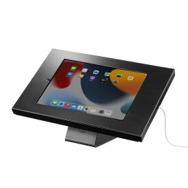 iPad用スチール製スタンド付きケース VESA75×75mm対応 ブラック CR-LASTIP34BK サンワサプライ