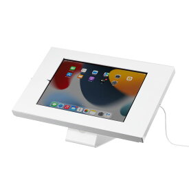 iPad用スチール製スタンド付きケース VESA75×75mm対応 ホワイト CR-LASTIP34W サンワサプライ