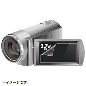 ショッピング サンワサプライ DG-LC27WDV ネコポス対応 大人気 デジタルビデオカメラ2.7型ワイド用反射防止タイプ液晶保護フィルム