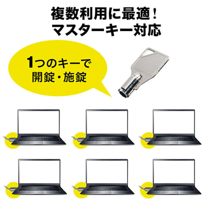 楽天市場】セキュリティワイヤー 2m 鍵 セキュリティスロット付き 盗難防止 防犯 ノートパソコン バッグ スーツケース マスターキー対応 ブラック EZ2-SL046【ネコポス対応】 : イーサプライ 楽天市場店 楽天市場】セキュリティワイヤー 2m 鍵 セキュリティスロット付き 盗難防止 防犯 ノートパソコン バッグ スーツケース マスターキー対応 ブラック EZ2-SL046【ネコポス対応】 : イーサプライ 楽天市場店