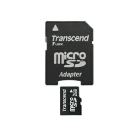 Transcend microSDメモリカード 2GB SD変換アダプタ付き 【ネコポス対応】