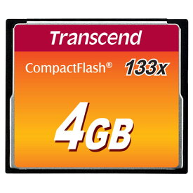 Transcend コンパクトフラッシュカード 4GB 133倍速 【ネコポス対応】