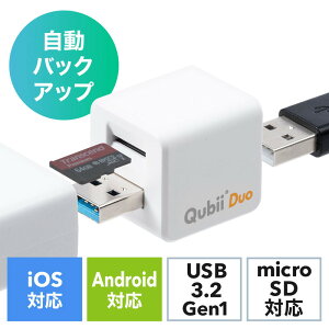 Qubii Duo iPhone iPad iOS Android obNAbv microSDJ[h[_[@\ eʕs 10Nۏ EZ4-ADRIP013W
