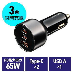 J[`[W[ PDΉ ő65W Type-C×2 USB-A×1 12V/24VԑΉ PD-PPSΉ X}z ^ubg m[gp\R Switch EZ2-CAR114