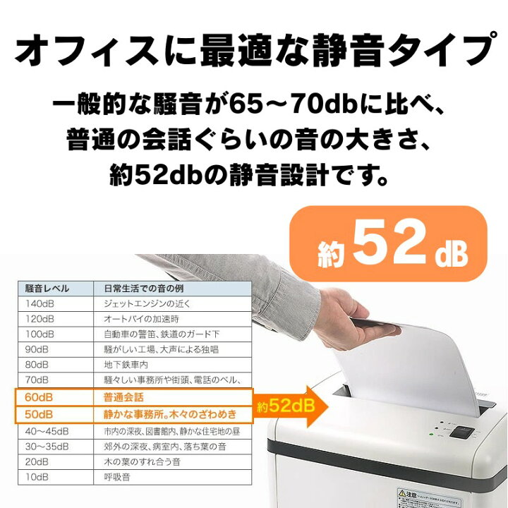 楽天市場】【期間限定セール 5/1まで】シュレッダー 業務用 電動 静音 