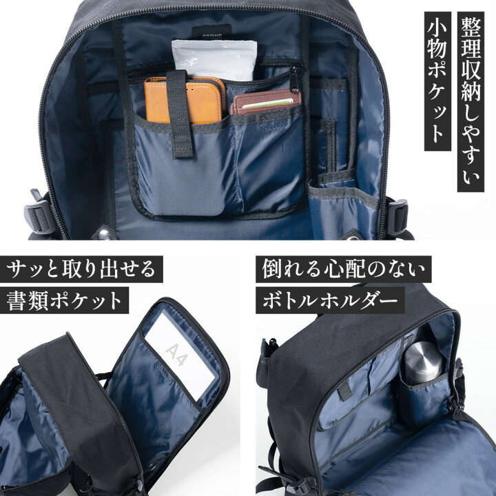楽天市場】リュック フラップ付き ロゴレス 15.3インチ PC収納 通学 