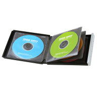 【訳あり 新品】ディスクケース 8枚まで収納 メディア CD DVD ブルーレイ対応 ハードタイプ ポータブル …
