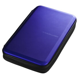 【訳あり 新品】ブルーレイディスク対応セミハードケース 56枚収納 ブルー FCD-WLBD56BL サンワサプライ ※箱にキズ、汚れあり