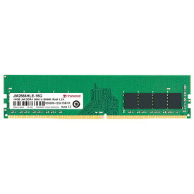 デスクトップ用メモリ 16GB Transcend DDR4-2666 PC4-21300 U-DIMM JM2666HLE-16G トランセンド【ネコポス対応】