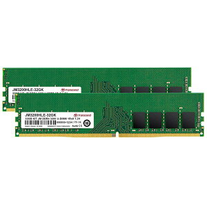 fXNgbvp Transcend 16GB 2Zbg DDR4 3200 U-DIMM 1Rx8 Dual Kit JM3200HLE-32GKylR|XΉz