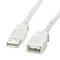 【最大1000円OFFクーポン配布中】【訳あり 新品】USB延長ケーブル Aオス−Aメス 1m KB-USB-E1K2 サンワサ…