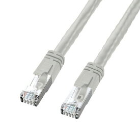 PoE用LANケーブル Cat6 より線 48V給電対応 15m ライトグレー KB-T6POE-15 サンワサプライ