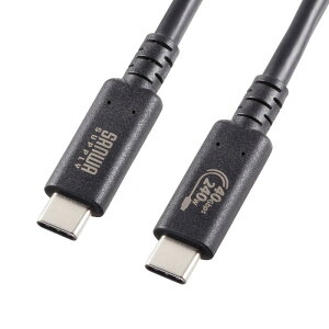 y󂠂 VizUSB4 P[u 40Gbps 1m 240WΉ Type C USBF؎擾 ubN KU-40GCCPE10 TTvC ɃLYAꂠ