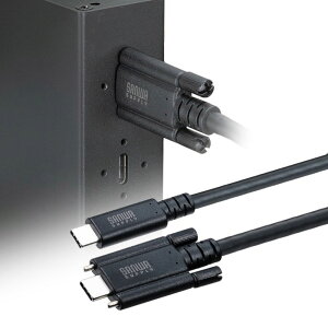 USB Type-CP[u PD240WΉ DisplayPort Alt[hΉ 4K60Hz ~ߖh~ fAXN[bN YƗp 3dV[h\ 1m KU-20GCCPEDSL10 TTvCylR|XΉz