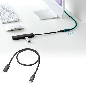 Type-CP[u PD100W Alt[hΉ ő4K60hzΉ USB5Gbps USB3.2 Gen1 3dV[h\ bLs 0.5m KU-5GCCP100EN05 TTvC