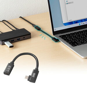 yő2000~OFFN[|zzzType-CP[u LRlN^ PD100W Alt[hΉ ő4K60HzΉ USB5Gbps USB3.2 Gen1 3dV[h\ bLs 0.1m KU-5GCCP100ENL01 TTvC