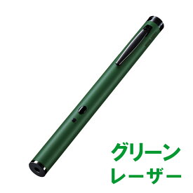 【最大2000円OFFクーポン配布中】【訳あり 新品】レーザーポインター グリーンレーザー 緑 電池 LP-GL1017G サンワサプライ ※箱にキズ、汚れあり