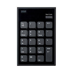 【最大2000円OFFクーポン配布中】テンキー 静音 Bluetooth 無線 パンタグラフ ブラック NT-BT23BK サンワサプライ