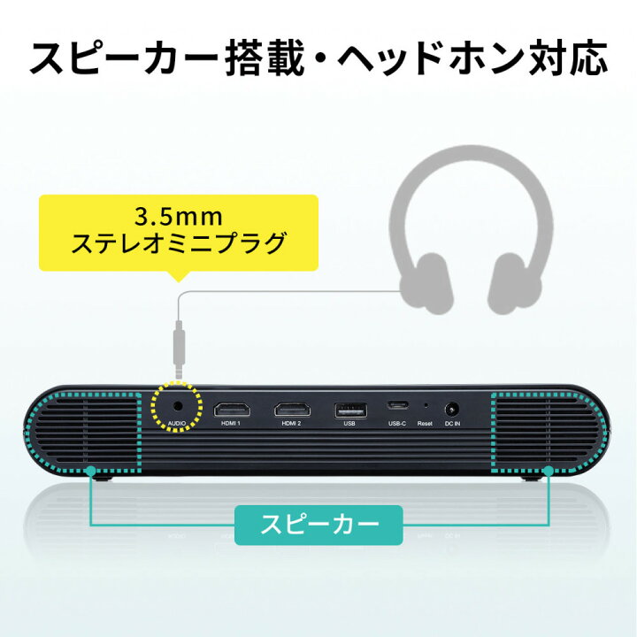 楽天市場】【最大2000円OFFクーポン配布中】モバイルプロジェクター 