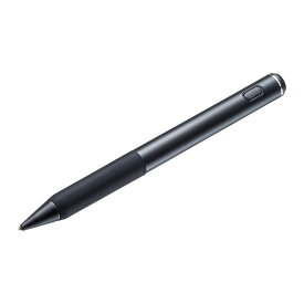 タッチペン 充電式 極細 短く/太いタイプ 133mm/直径10.7mm ブラック PDA-PEN47BK サンワサプライ【ネコポス対応】