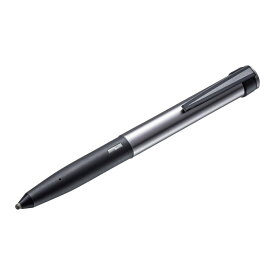 タッチペン 電池式 静電気式 先端直径2.8mm ブラック スマホ タブレット PDA-PEN48BK サンワサプライ【ネコポス対応】