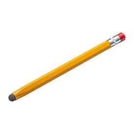 タッチペン 導電繊維 オレンジ 鉛筆型 スマホ タブレット PDA-PEN51D サンワサプライ【ネコポス対応】