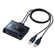 【最大1000円OFFクーポン配布中】パソコン切替器 キーボード マウス用 2:1 SW-KM2UU サンワサプライ