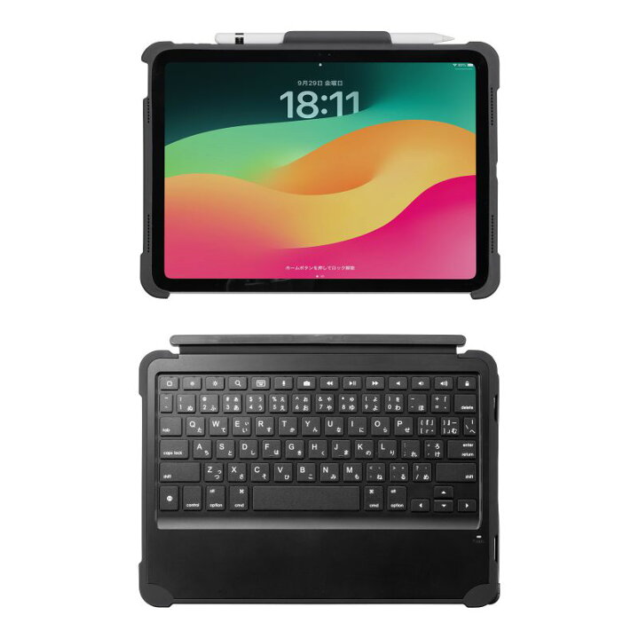 楽天市場】iPad 第10世代、A16専用ケース付きキーボードタイプC 