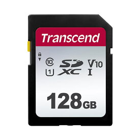 Transcend SDXCカード 128GB Class10 UHS-I U1 V10 TS128GSDC300S トランセンド【ネコポス対応】