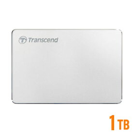 スリムハードディスク 1TB HDD 耐衝撃 USB3.1 Type-C 対応 外付け トランセンド TS1TSJ25C3S