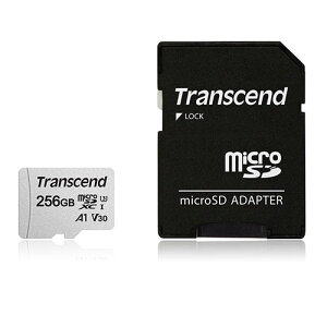 Transcend microSDXCJ[h 256GB Class10 UHS-I U3 UHS-I U1 V30 A1 SDϊA_v^t TS256GUSD300S-AylR|XΉz