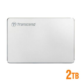 ポータブルハードディスク 2TB HDD 耐衝撃 USB3.1 Type-C トランセンド TS2TSJ25C3S