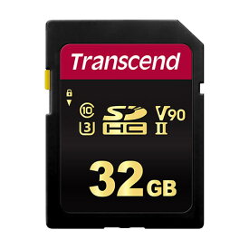 Transcend SDHCカード 32GB Class10 UHS-II V90 TS32GSDC700S【ネコポス対応】