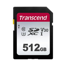 Transcend SDXCカード 512GB Class10 UHS-I V30 TS512GSDC300S【ネコポス対応】