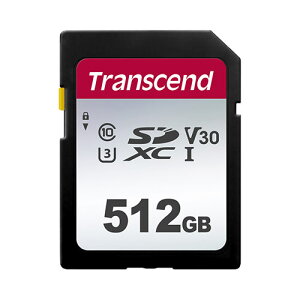 yő1500~OFFN[|zzzTranscend SDXCJ[h 512GB Class10 UHS-I V30 TS512GSDC300SylR|XΉz