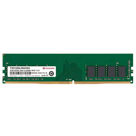 Transcend 増設メモリ 4GB DDR4-2666 PC4-21300 U-DIMM TS512MLH64V6H トランセンド【ネコポス対応】【受注発注品】