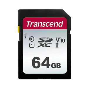yő2000~OFFN[|zzzTranscend SDXCJ[h 64GB Class10 UHS-I U1 V10 TS64GSDC300SylR|XΉz